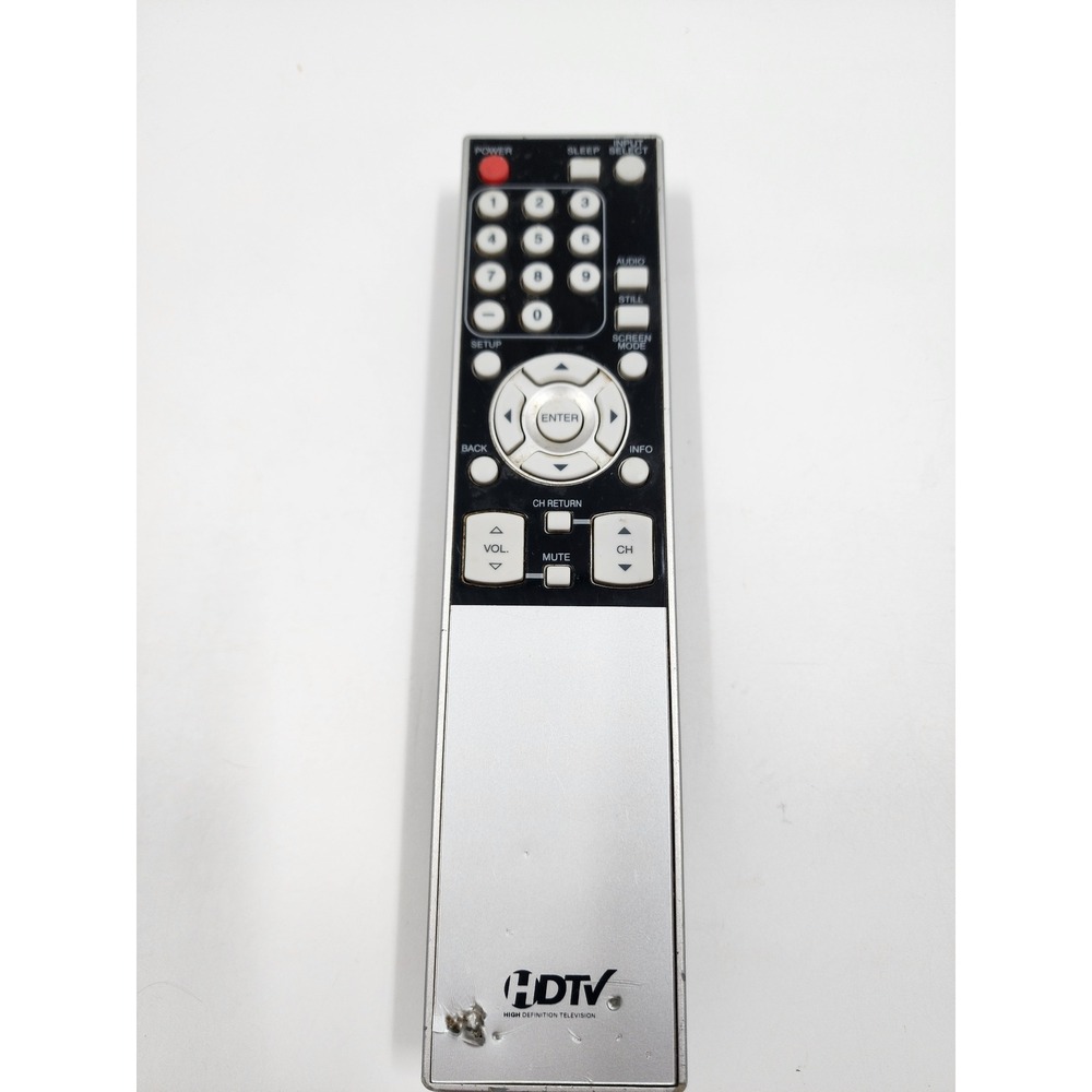Magnavox NF000UD HDTV Remote Control Silver Black Replacement TV Remote